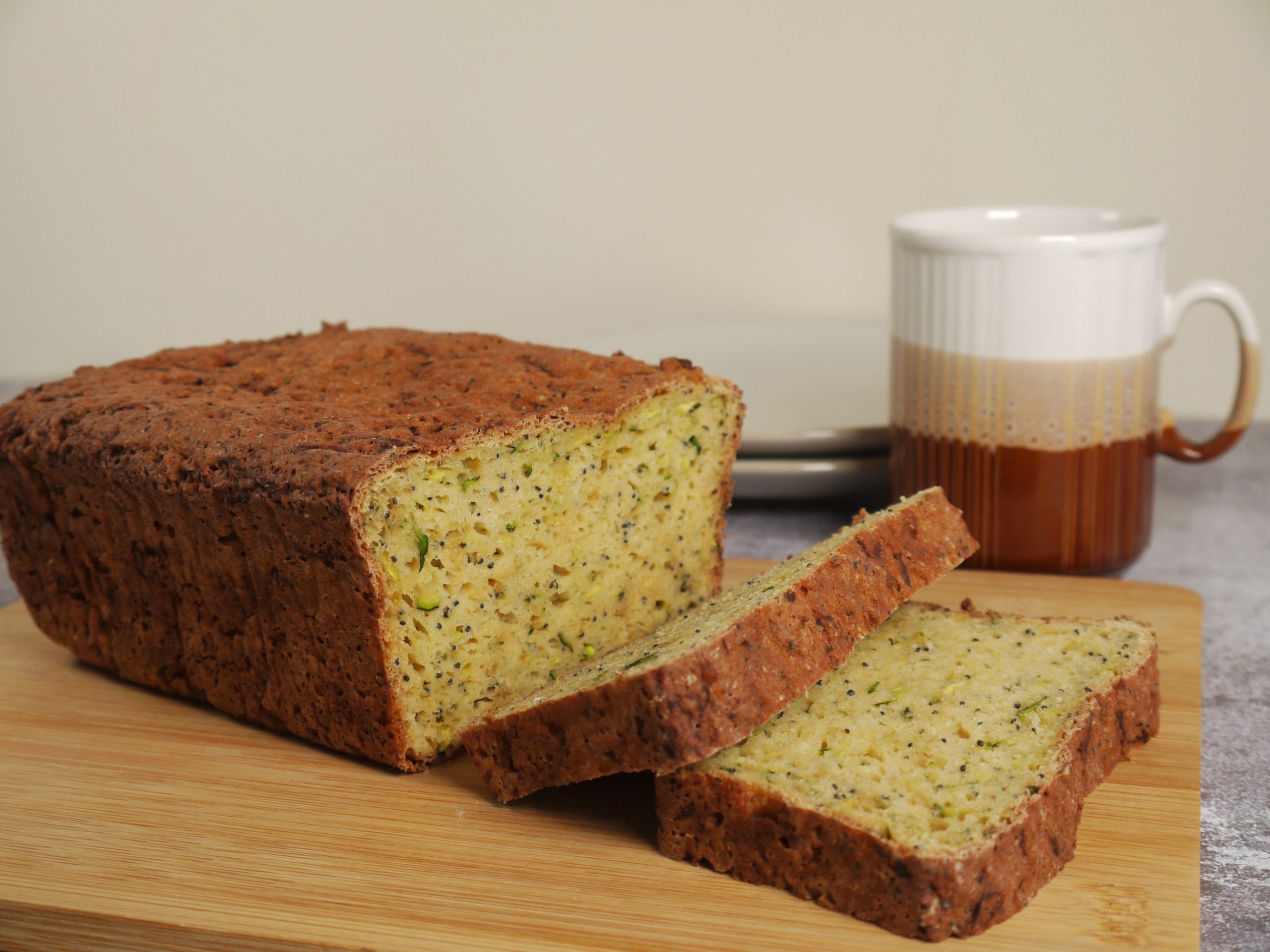 Lemon, Courgette and Poppy Seed Bread