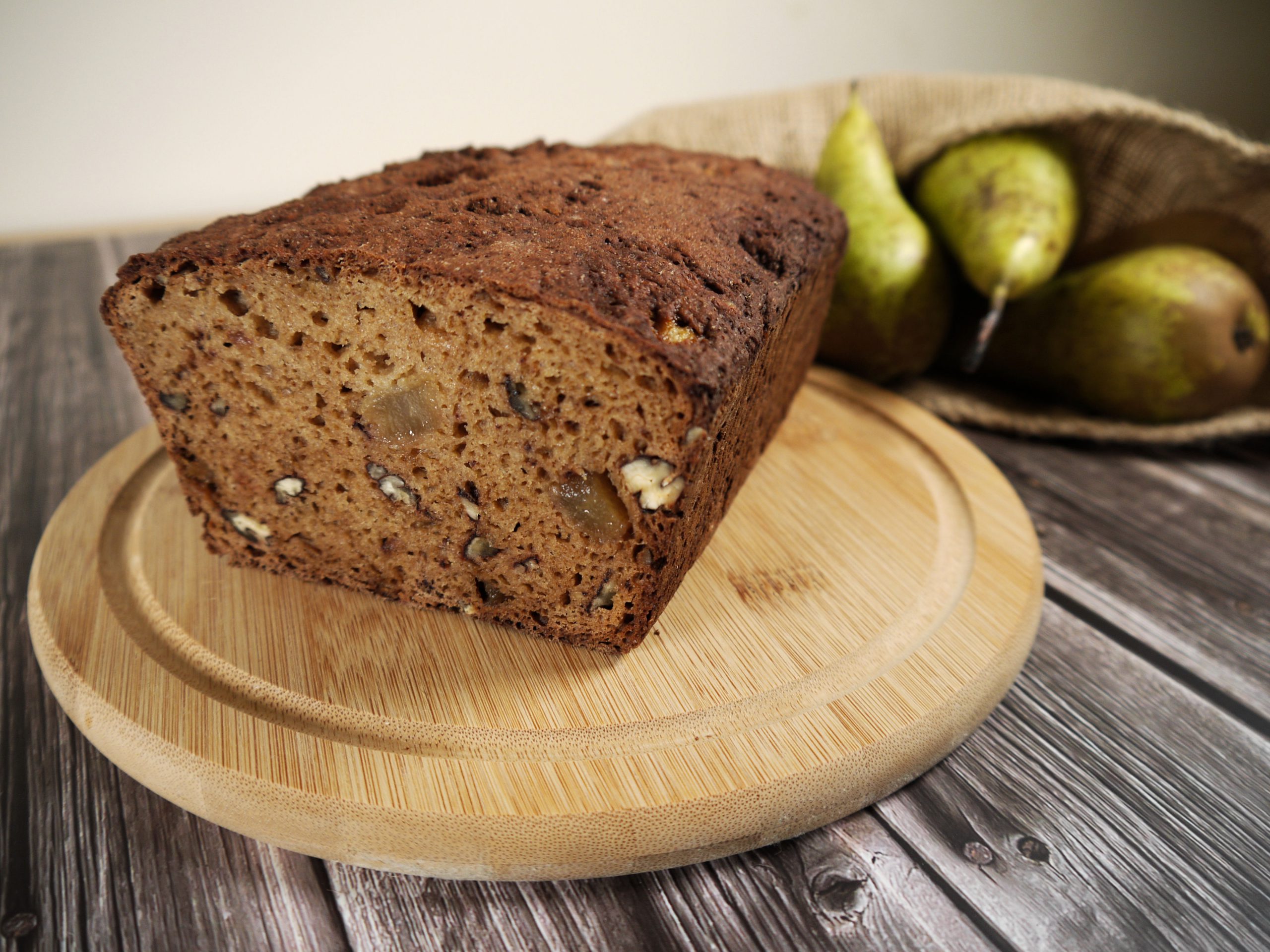 Pear and Pecan Bread