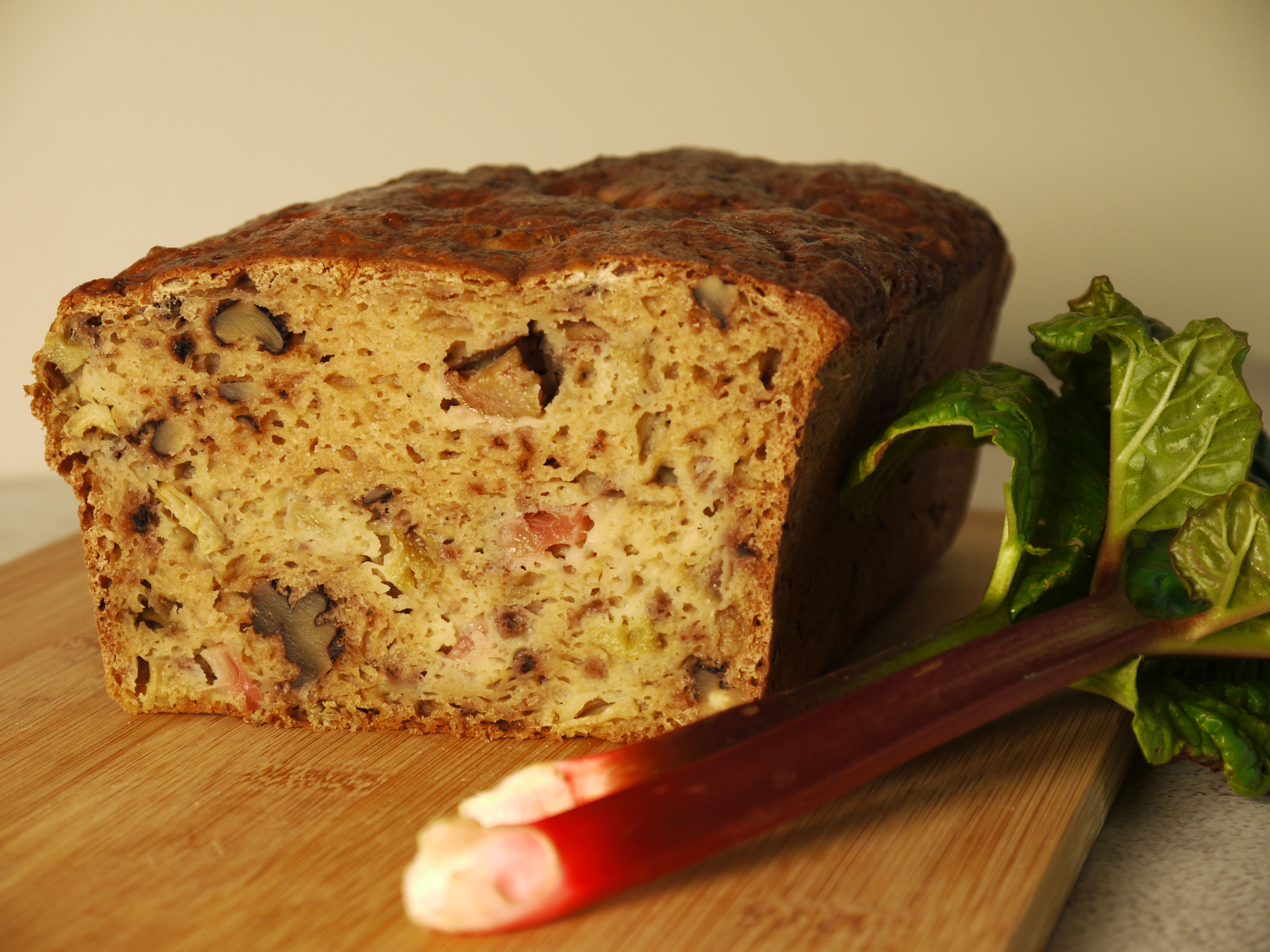 Rhubarb and Pecan Bread (seasonal)