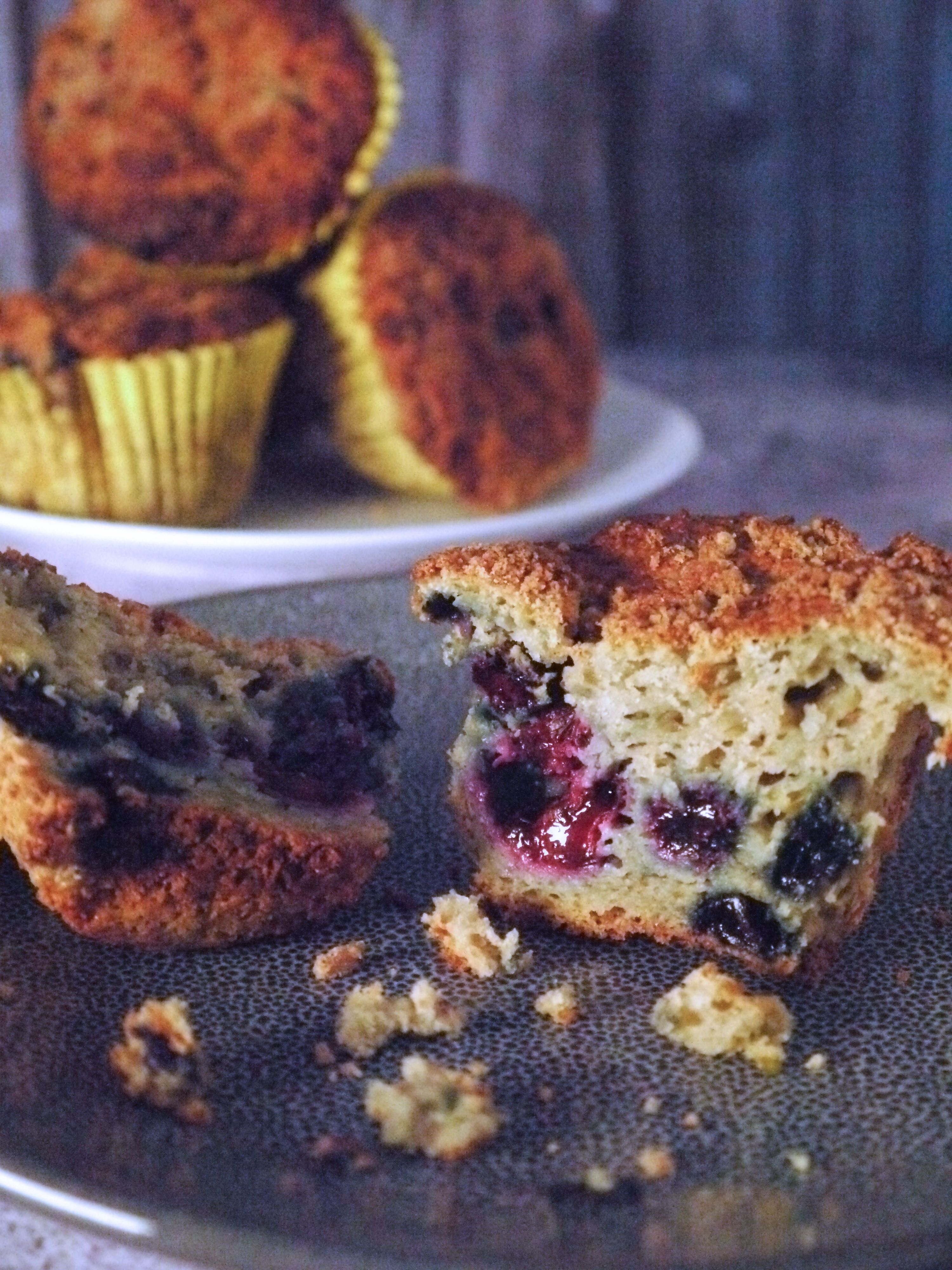 Blueberry Vanilla Muffins