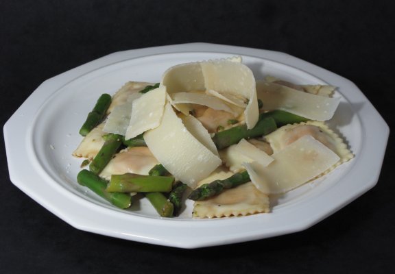 Asparagus and Ravioli Tarted Up