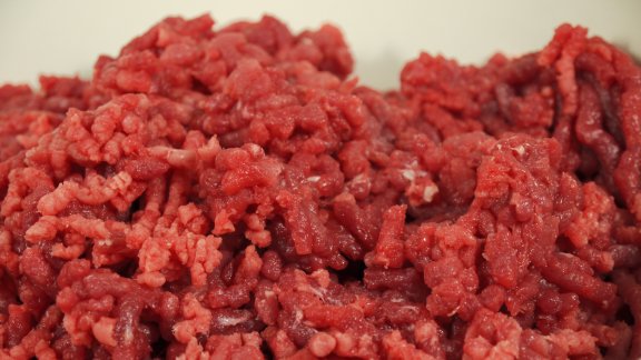 Ground Beef close up