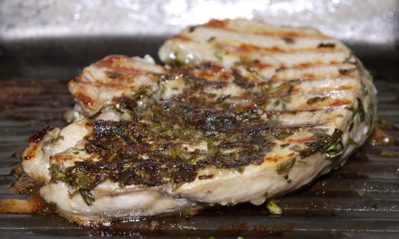 Cooked Turkey Steaks