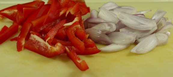 Pepper and Shallots