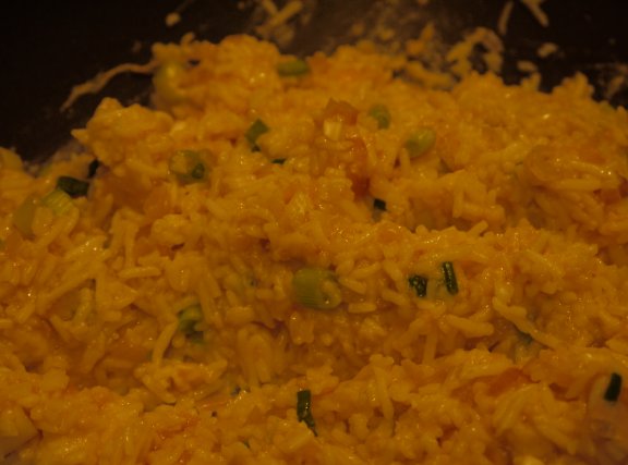 Rice with Egg Mixture