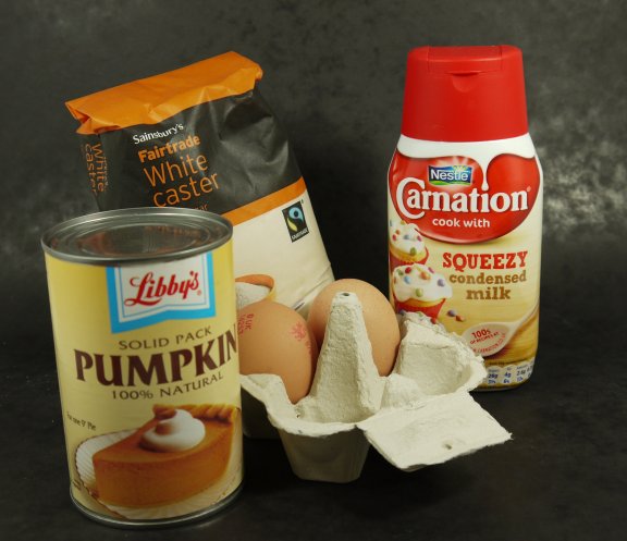 Pumpkin Pie Ingredients