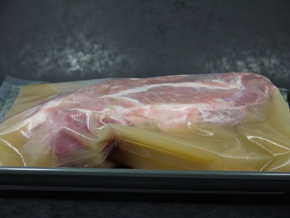 Apple Juice Brine and Pork in bag