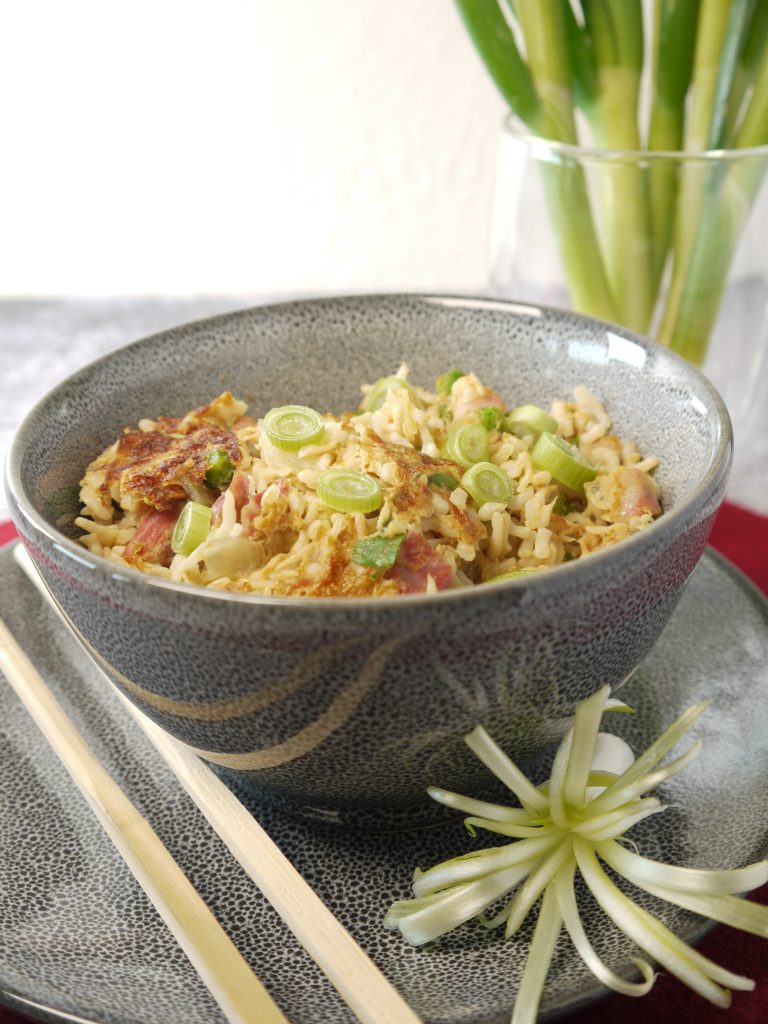 What to do with leftover pressure cooked gammon or ham recipes make Ham and Egg Fried Rice from Leftovers by Design